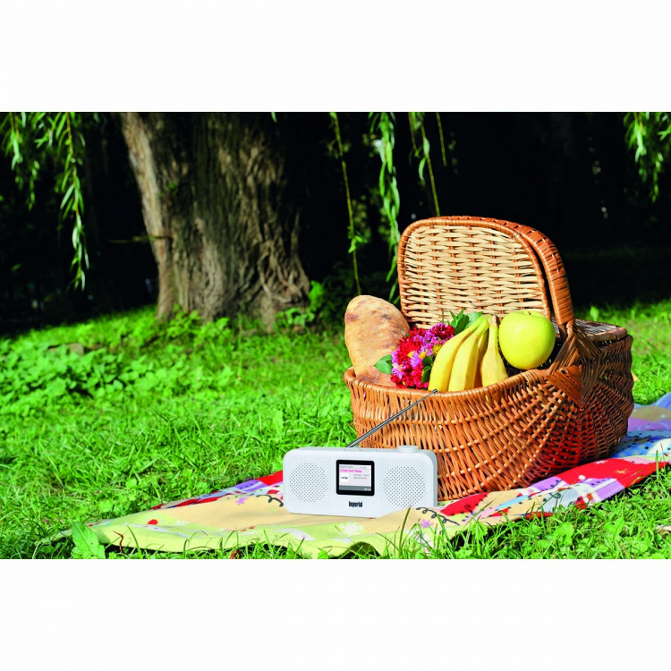 imperial DABMAN 16 DAB+ / FM Stereoradio Valkoinen