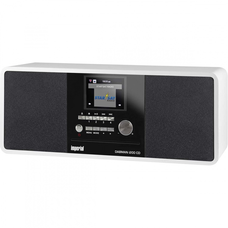 imperial DABMAN i200 CD-monitoimiradio DAB+ / FM / Internet / Bluetooth Valkoinen imperial DABMAN i200 CD-monitoimiradio DAB+ / FM / Internet / Bluetooth Valkoinen