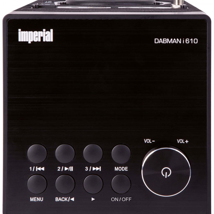 imperial DABMAN i610 Monitoiminen stereoradio DAB+ / FM / Internet / Bluetooth Musta