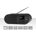 imperial DABMAN d105 Kompakti DAB+ / FM / Bluetooth-radio Musta imperial DABMAN d105 Kompakti DAB+ / FM / Bluetooth-radio Musta