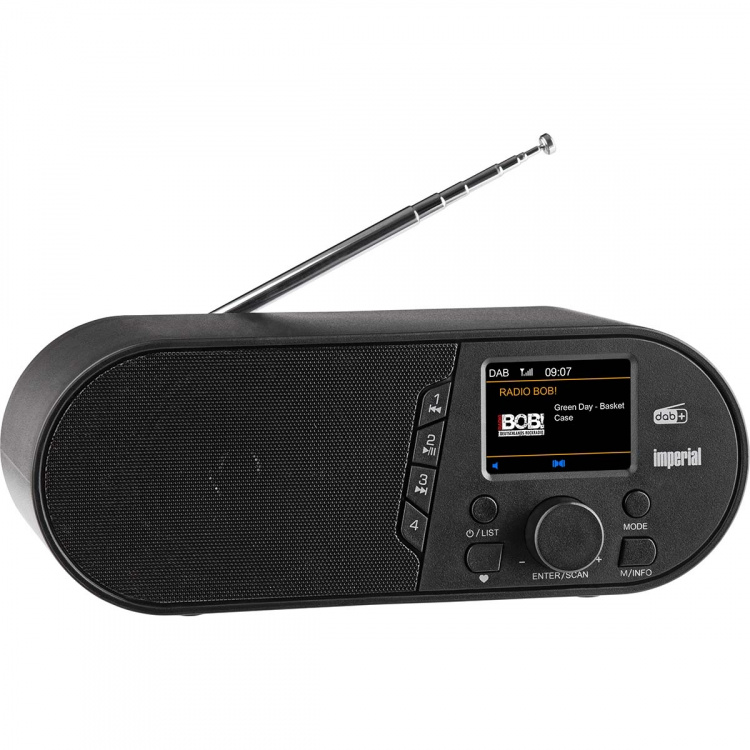 imperial DABMAN d105 Kompakti DAB+ / FM / Bluetooth-radio Musta imperial DABMAN d105 Kompakti DAB+ / FM / Bluetooth-radio Musta