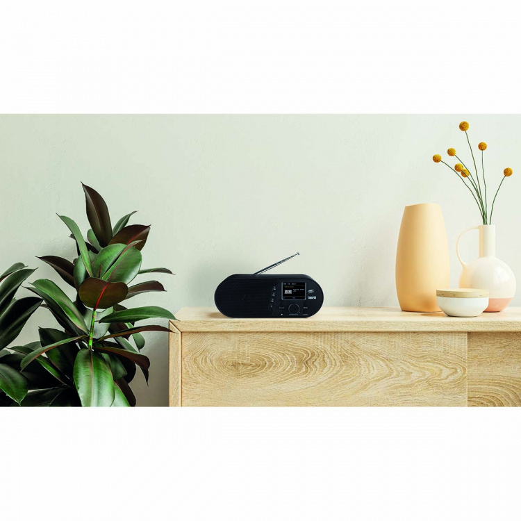 imperial DABMAN d105 Kompakti DAB+ / FM / Bluetooth-radio Musta imperial DABMAN d105 Kompakti DAB+ / FM / Bluetooth-radio Musta