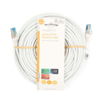 Nedis CAT6a verkkokaapeli | S/FTP | RJ45 uros | RJ45 uros | 20.0 m | Snagless | Pyöreä | LSZH | Valkoinen | Label Nedis CAT6a verkkokaapeli | S/FTP | RJ45 uros | RJ45 uros | 20.0 m | Snagless | Pyöreä | LSZH | Valkoinen | Label