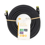 Nedis CAT7 verkkokaapeli | S/FTP | RJ45 uros | RJ45 uros | 15.0 m | Snagless | Pyöreä | LSZH | Musta | Label Nedis CAT7 verkkokaapeli | S/FTP | RJ45 uros | RJ45 uros | 15.0 m | Snagless | Pyöreä | LSZH | Musta | Label