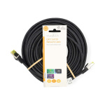Nedis CAT7 verkkokaapeli | S/FTP | RJ45 uros | RJ45 uros | 20.0 m | Snagless | Pyöreä | LSZH | Musta | Label Nedis CAT7 verkkokaapeli | S/FTP | RJ45 uros | RJ45 uros | 20.0 m | Snagless | Pyöreä | LSZH | Musta | Label