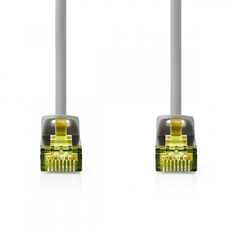 Nedis Cat 8.1 verkkokaapeli | S/FTP | RJ45 uros | RJ45 uros | 3.00 m | Pyöreä | LSZH | Harmaa | Label Nedis Cat 8.1 verkkokaapeli | S/FTP | RJ45 uros | RJ45 uros | 3.00 m | Pyöreä | LSZH | Harmaa | Label