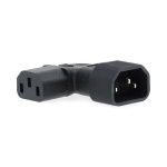 Nedis Laajennus Plug | IEC-320-C13 | IEC-320-C14 | Kulma vasemmalle | Niklattu | PVC | Musta | Laatikko | 1 kpl Nedis Laajennus Plug | IEC-320-C13 | IEC-320-C14 | Kulma vasemmalle | Niklattu | PVC | Musta | Laatikko | 1 kpl