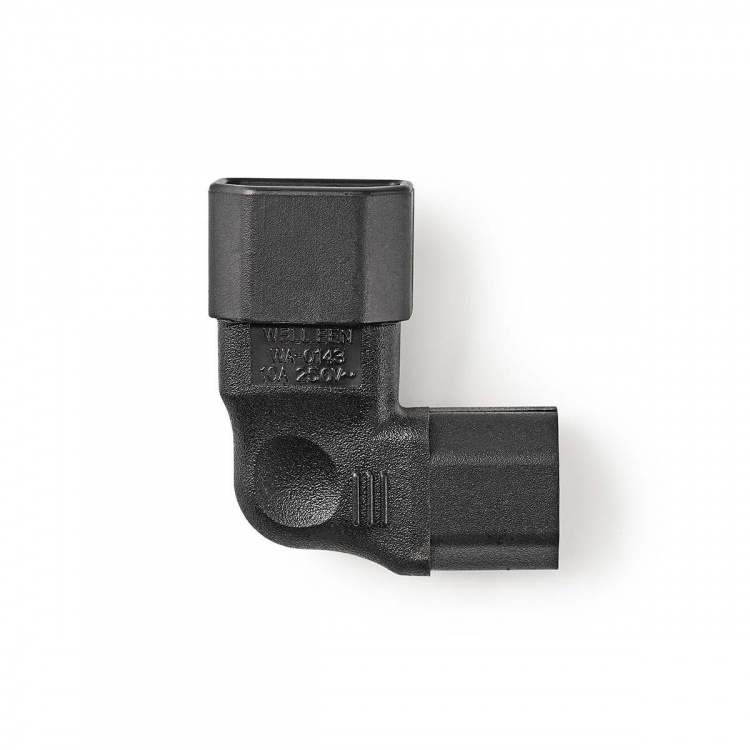 Nedis Laajennus Plug | IEC-320-C13 | IEC-320-C14 | Kulma vasemmalle | Niklattu | PVC | Musta | Laatikko | 1 kpl Nedis Laajennus Plug | IEC-320-C13 | IEC-320-C14 | Kulma vasemmalle | Niklattu | PVC | Musta | Laatikko | 1 kpl