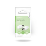 Nedis IEC (Coax) Liitin | Suora | Uros | Niklattu | 75 Ohm | Ruuvi | Kaapelin läpitulomitta: 7.0 mm | Metalli / PVC | Valkoinen | 2 kpl | Laatikko