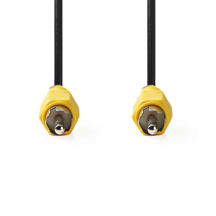 Nedis Komposiittivideokaapeli | RCA Uros | RCA Uros | Niklattu | 480p | 5.00 m | Pyöreä | PVC | Musta | Label Nedis Komposiittivideokaapeli | RCA Uros | RCA Uros | Niklattu | 480p | 5.00 m | Pyöreä | PVC | Musta | Label