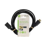 Nedis High Speed HDMI ™ Kaapeli Ethernet | HDMI™ liitin | HDMI™ Ulostulo | 4K@60Hz | ARC | 10.2 Gbps | 2.00 m | Pyöreä | PVC | Musta | Label Nedis High Speed HDMI ™ Kaapeli Ethernet | HDMI™ liitin | HDMI™ Ulostulo | 4K@60Hz | ARC | 10.2 Gbps | 2.00 m | Pyöreä | PVC | Musta | Label