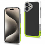 Celly Bumper iPhone 16 Vit/Limegrön Celly Bumper iPhone 16 Vit/Limegrön