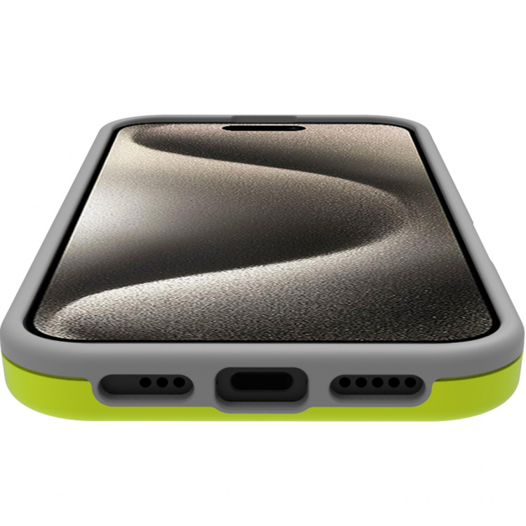 Celly Bumper iPhone 16 Vit/Limegrön Celly Bumper iPhone 16 Vit/Limegrön