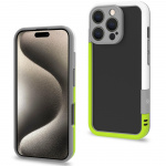 Celly Bumper iPhone 16 Pro Vit/Limegrön Celly Bumper iPhone 16 Pro Vit/Limegrön