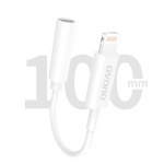 Dudao L16i Lightning to 3.5mm Jack adapter white