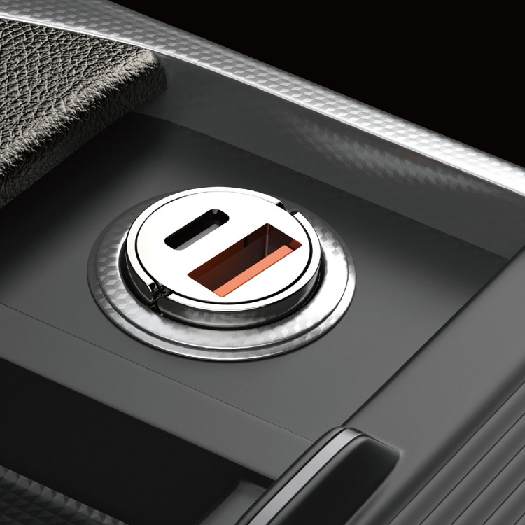 Dudao R3MAX Car Charger 48Watt 1xUSB-A + 1xUSB-C