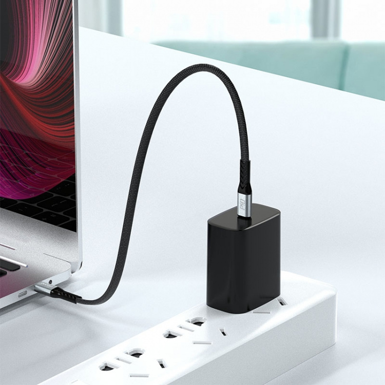 Dudao L10C USB-C to USB-C cable 100W 0.23 m black