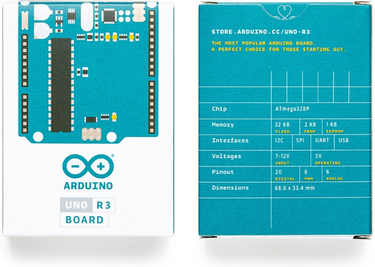 Arduino Uno Rev. 3 -kehitysalusta