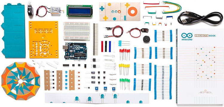 Arduino Starter Kit, Arduino aloituspakkaus Arduino Starter Kit, Arduino aloituspakkaus