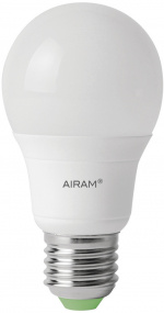 Airam LED -pakkaslamppu, E27, 2800 K, 470 lm, opaali Airam LED -pakkaslamppu, E27, 2800 K, 470 lm, opaali
