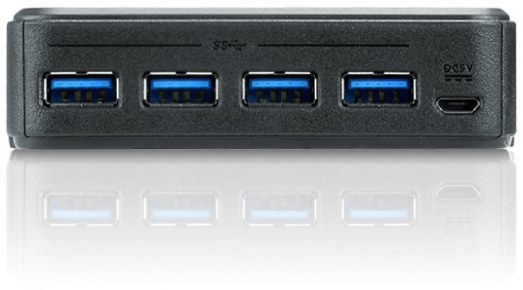 ATEN US434 USB3.0 -hubi neljälle tietokoneelle
