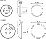 Airam Zeo Duo 350 -plafondi, 1100 lm, 18 W, vaihdettavalla valonvärillä Airam Zeo Duo 350 -plafondi, 1100 lm, 18 W, vaihdettavalla valonvärillä