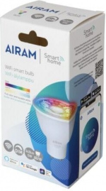 Airam SmartHome PAR16 -kohdelamppu, GU10, 345 lm, RGBW, WiFi Airam SmartHome PAR16 -kohdelamppu, GU10, 345 lm, RGBW, WiFi