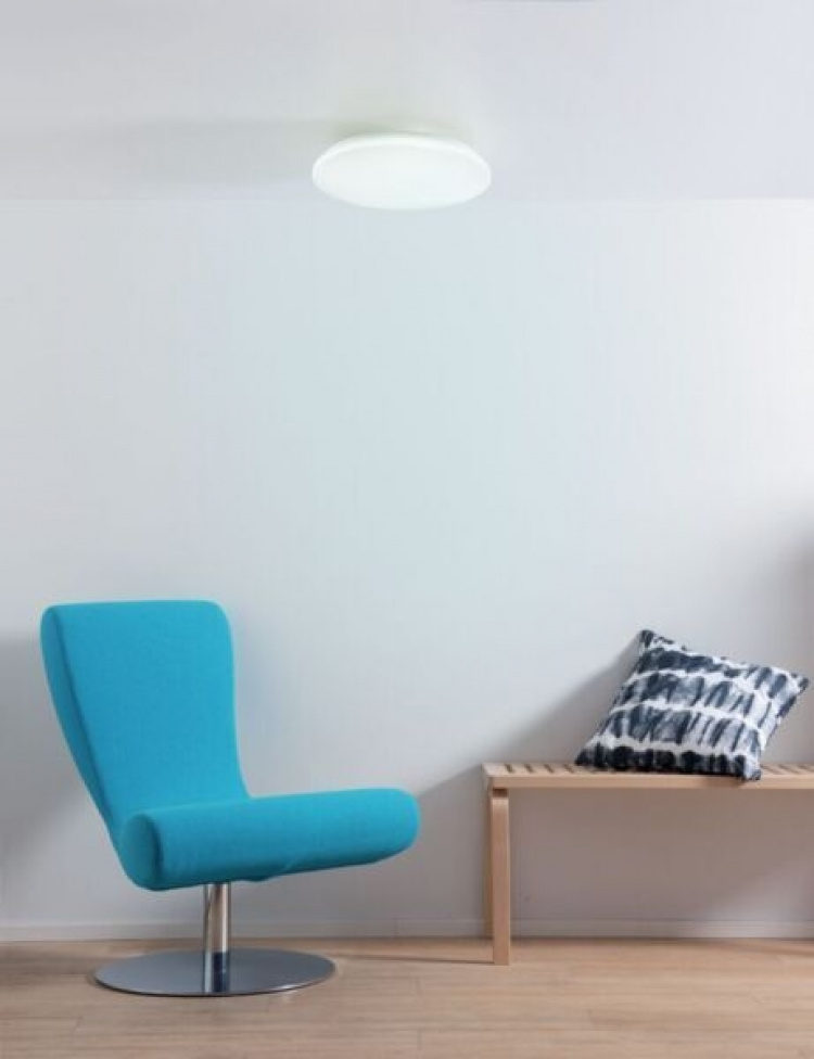 Airam Gaia Slim Round -plafondi, 22W, 2700-6500K, valkoinen, 40 cm