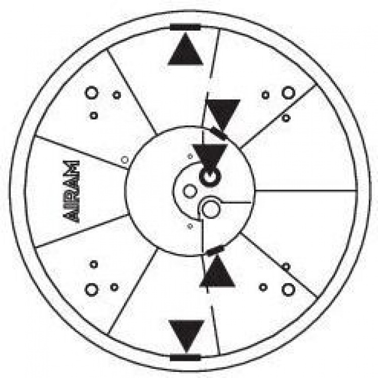 Airam Gaia Slim Round -plafondi, 22W, 2700-6500K, valkoinen, 40 cm