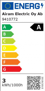 Airam LED G95 -lamppu, E27, 3000K, 470lm, kirkaskupuinen Airam LED G95 -lamppu, E27, 3000K, 470lm, kirkaskupuinen