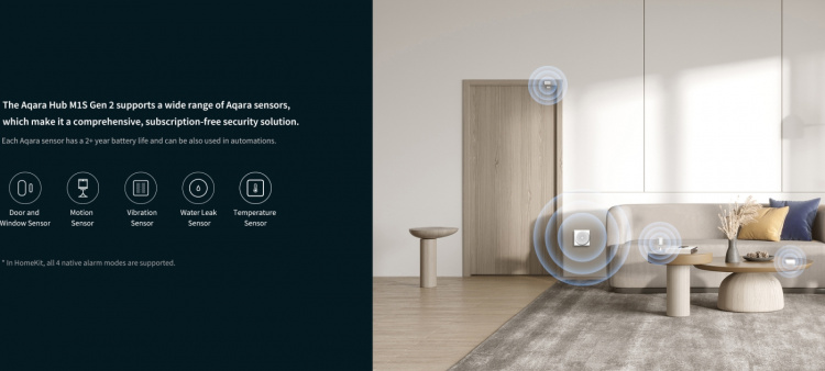 Aqara Hub M1S Gen 2 -kotiautomaatio-ohjain Aqara Hub M1S Gen 2 -kotiautomaatio-ohjain