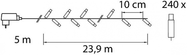 Airam SmartHome LED-valonauha, 240 led, tunable white, Wifi