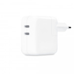 Apple 35 W USB-C-virtalähde kahdella portilla (MW2K3)