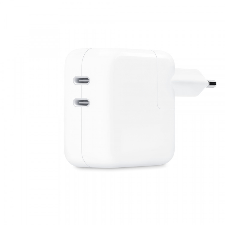 Apple 35 W USB-C-virtalähde kahdella portilla (MW2K3)