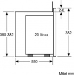 Bosch BFL524MS0 Serie 6 -mikroaaltouuni, teräs