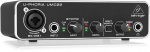 BEHRINGER U-Phoria UMC22 -äänikortti USB-väylään BEHRINGER U-Phoria UMC22 -äänikortti USB-väylään