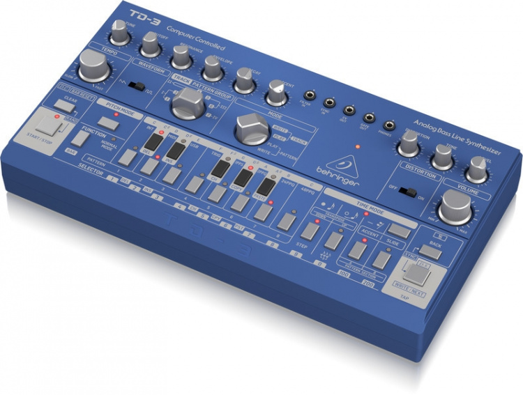 BEHRINGER TD-3-BU -syntetisaattori, sininen BEHRINGER TD-3-BU -syntetisaattori, sininen