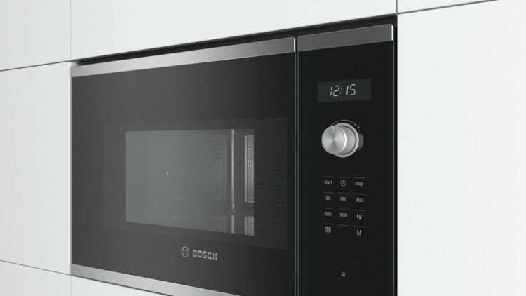Bosch BFL554MS0 Serie 6 -mikroaaltouuni, teräs Bosch BFL554MS0 Serie 6 -mikroaaltouuni, teräs