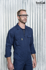 Bollé Tryon OTG -suojalasit, musta/sininen/kirkas