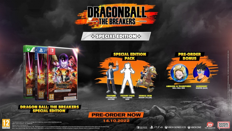 Bandai Namco Entertainment Dragon Ball: The Breakers - Special Edition -peli, PS4