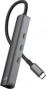 Bluecloud USB-C-USB-C -hubi ja gigabit ethernet -sovitin Bluecloud USB-C-USB-C -hubi ja gigabit ethernet -sovitin