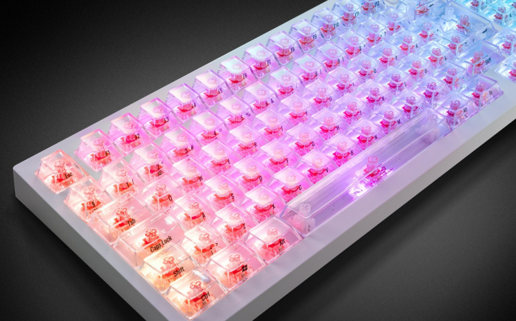 Blackstorm Transparent Keycaps näppäinhatut, 119 kpl