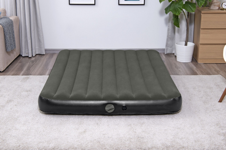 Bestway Tritech Air Mattress Queen -ilmatäytteinen varavuode, sisäänrakennettu pumppu, 203 x 152 x 25 cm
