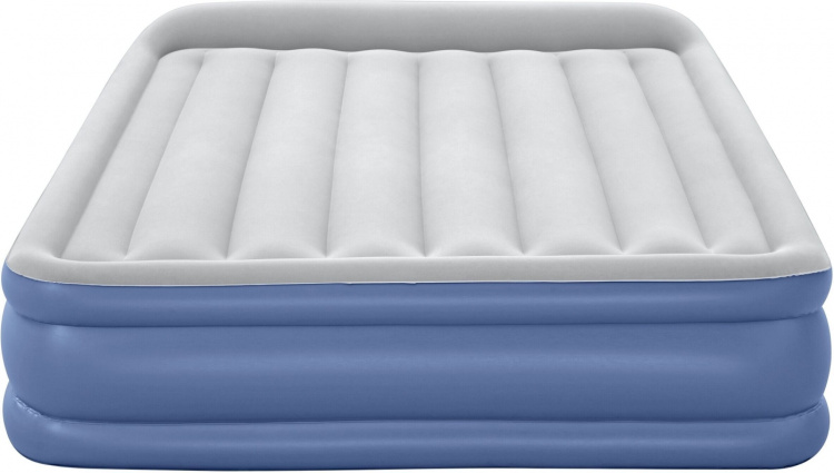Bestway Tritech™ Air Mattress Queen -ilmatäytteinen varavuode, sisäänrakennettu pumppu, 203 x 152 x 46 cm