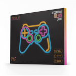 NEOLIA Neon LED-kyltti - Gamepad, monivärinen, himmennettävä