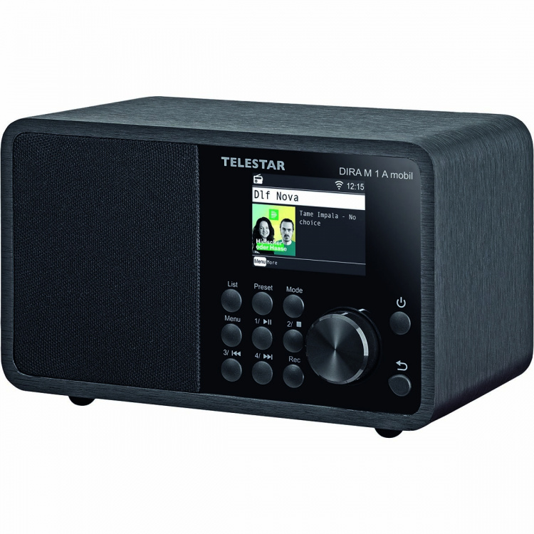 TELESTAR DIRA M 1 A Mobiili EWF Akkukäyttöinen mono monitoimiradio DAB+ / FM / Internet / Bluetooth Musta TELESTAR DIRA M 1 A Mobiili EWF Akkukäyttöinen mono monitoimiradio DAB+ / FM / Internet / Bluetooth Musta