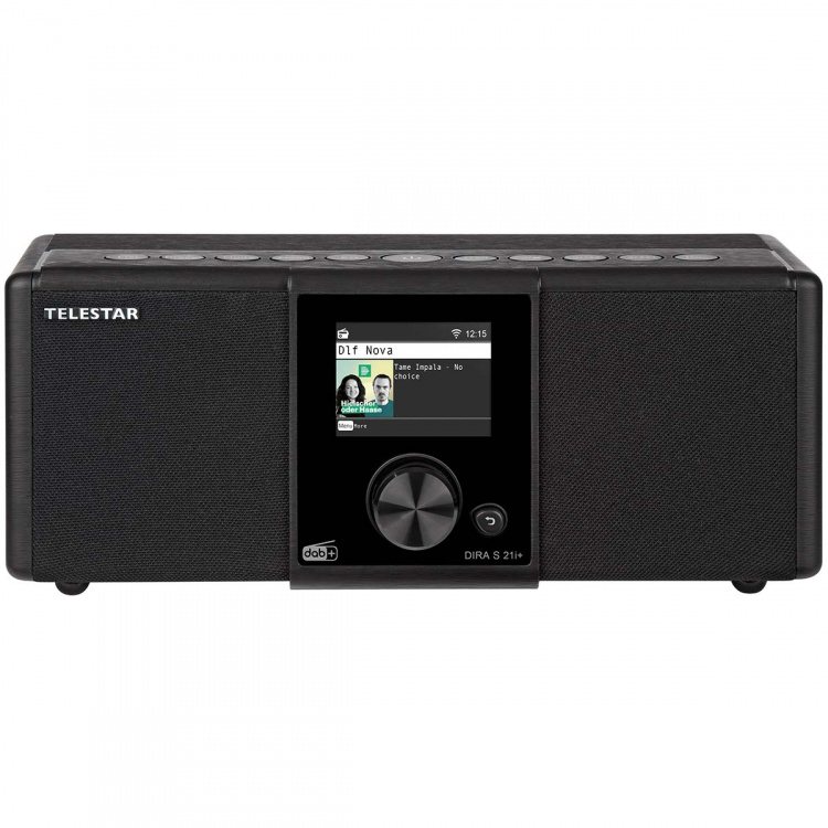TELESTAR DIRA S21i+ EWF Monitoiminen stereoradio DAB+ / FM / Internet / Bluetooth Musta