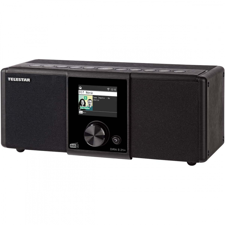 TELESTAR DIRA S21i+ EWF Monitoiminen stereoradio DAB+ / FM / Internet / Bluetooth Musta