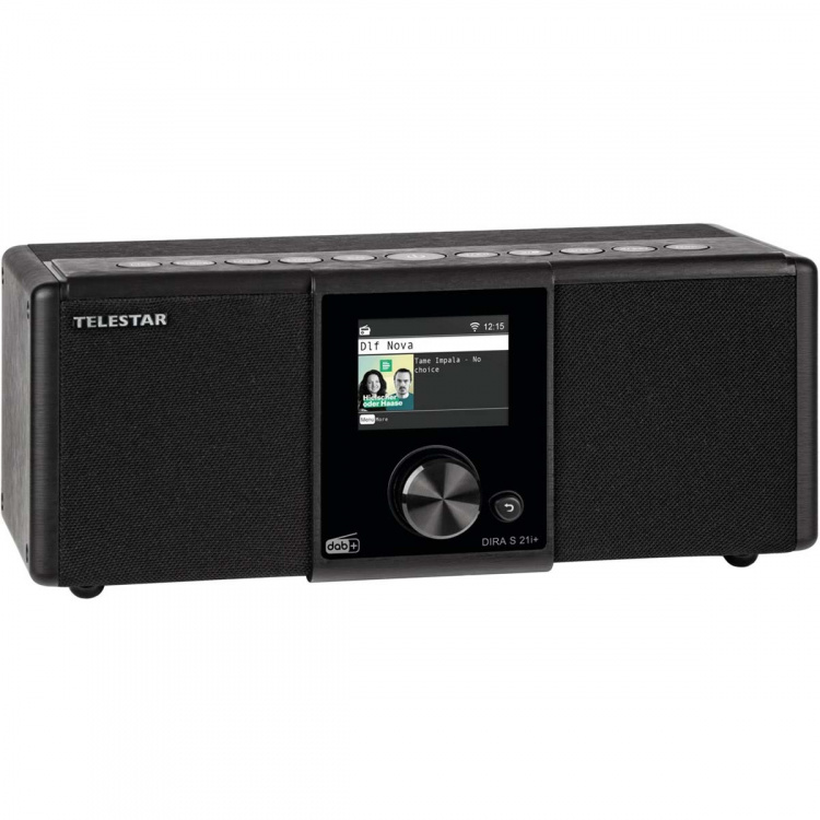 TELESTAR DIRA S21i+ EWF Monitoiminen stereoradio DAB+ / FM / Internet / Bluetooth Musta