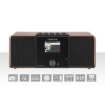 TELESTAR DIRA S32i CD EWF Monitoiminen stereoradio CD-soittimella DAB+ / FM / Internet / Bluetooth Puu